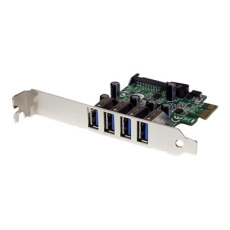 StarTech.com 4-Port PCI Express SuperSpeed USB 3.0 Controller Card with UASP - USB 3.0 Expansion Card with SATA Power (PEXUSB3S4V) - USB adaptér - PCIe - USB 3.0 x 4 - pro P/N: BNDTB10GI, BNDTB210GSFP, BNDTB410GSFP, BNDTB4M2E1, BNDTBUSB3142, HBS304A24A StarTech.com 4-Port PCI Express SuperSpeed USB 3.0 Controller Card with UASP - USB 3.0 Expansion Card with SATA Power (PEXUSB3S4V) - USB adaptér - PCIe - USB 3.0 x 4 - pro P/N: BNDTB10GI, BNDTB210GSFP, BNDTB410GSFP, BNDTB4M2E1, BNDTBUSB3142, HBS304A24A
