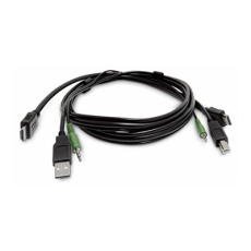 StarTech.com - Kabel adaptéru - kompatibilní s TAA - HDMI, USB typ A, audio jack 3,5 mm s piny (male) do HDMI, USB Type B, audio jack 3,5 mm s piny (male) - 3 m
