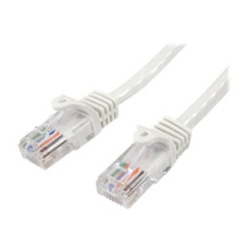 StarTech.com 2m White Cat5e / Cat 5 Snagless Patch Cable - Patch kabel - RJ-45 (M) do RJ-45 (M) - 2 m - UTP - CAT 5e - lisovaný, provedení bez hrbolku - bílá StarTech.com 2m White Cat5e / Cat 5 Snagless Patch Cable - Patch kabel - RJ-45 (M) do RJ-45 (M) - 2 m - UTP - CAT 5e - lisovaný, provedení bez hrbolku - bílá
