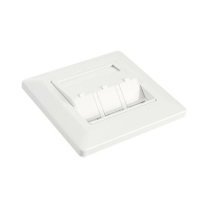 Solarix SX9-3-0-WH - Zásuvka pro podomítkovou instalaci - bílá - 1 souprava - 3 porty Solarix SX9-3-0-WH - Zásuvka pro podomítkovou instalaci - bílá - 1 souprava - 3 porty