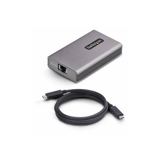 Startech - Sítový adaptér - USB4 / Thunderbolt 5 - 1/2.5/5/10GBase-T x 1 - šedá - kompatibilní s TAA