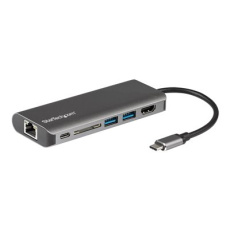 StarTech.com USB C Multiport Adapter - Portable USB-C Dock to 4K HDMI, 2-pt USB 3.0 Hub, SD/SDHC, GbE, 60W PD Pass-Through - USB Type-C/Thunderbolt 3 - NEW VERSION AVAILABLE DKT30CSDHPD3 (DKT30CSDHPD) - Dokovací stanice - USB-C / Thunderbolt 3 - 1GbE - pro P/N: ARMPIVOTE2, ARMPIVOTV2, ARMUNONB1, FPPNEUSTND, LTRISERP, MONSTADJD, MONSTADJDL StarTech.com USB C Multiport Adapter - Portable USB-C Dock to 4K HDMI, 2-pt USB 3.0 Hub, SD/SDHC, GbE, 60W PD Pass-Through - USB Type-C/Thunderbolt 3 - NEW VERSION AVAILABLE DKT30CSDHPD3 (DKT30CSDHPD) - Dokovací stanice - USB-C / Thunderbolt 3 - 1GbE - pro P/N: ARMPIVOTE2, ARMPIVOTV2, ARMUNONB1, FPPNEUSTND, LTRISERP, MONSTADJD, MONSTADJDL