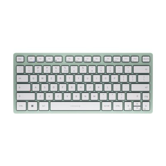 CHERRY KW 7100 MINI BT - Klávesnice - bezdrátový - Bluetooth 5.1 - QWERTY - evropská - klávesový spínač: CHERRY SX - agávová zelená
