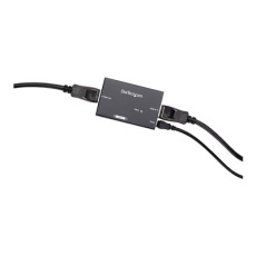 StarTech.com DisplayPort Signal Booster - DisplayPort to DisplayPort Video Signal Amplifier - 4K 60Hz DisplayPort Extender (DPBOOST) - Video/audio nástavec - až 20 m