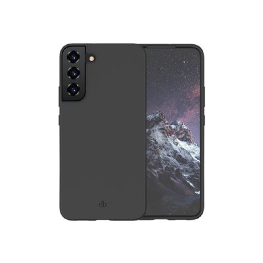 dbramante1928 Costa Rica - Zadní kryt pro mobilní telefon - silikon, recyklovaný plast - noční čerň - pro Samsung Galaxy S22