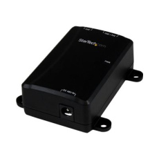 StarTech.com 1 Port Gigabit Midspan - PoE+ Injector - 802.3at and 802.3af - Wall-Mountable Power over Ethernet Injector Adapter (POEINJ1GW) - Dávkovac energie - 30 Watt