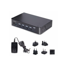 StarTech.com 4-Port DisplayPort 1.4 KVM Switch, 8K 60Hz / 4K 144Hz, 2x USB 3.0 Ports, 4x USB 2.0 Ports, Hotkey Switching, TAA Compliant (D86A2-4-PORT-8K-KVM) - Prepínac KVM / audio / USB - 4 x KVM / zvuk / USB - 1 místní uživatel - desktop - kompatibilní s TAA StarTech.com 4-Port DisplayPort 1.4 KVM Switch, 8K 60Hz / 4K 144Hz, 2x USB 3.0 Ports, 4x USB 2.0 Ports, Hotkey Switching, TAA Compliant (D86A2-4-PORT-8K-KVM) - Prepínac KVM / audio / USB - 4 x KVM / zvuk / USB - 1 místní uživatel - desktop - kompatibilní s TAA