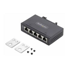 StarTech.com 5-Port Unmanaged Industrial Ethernet Switch - IP30 - TAA - Prepínac - nerízený - 5 x 10/100/1000Base-T - lze montovat na konzolu DIN, pro pripevnení na zed - DC - kompatibilní s TAA StarTech.com 5-Port Unmanaged Industrial Ethernet Switch - IP30 - TAA - Prepínac - nerízený - 5 x 10/100/1000Base-T - lze montovat na konzolu DIN, pro pripevnení na zed - DC - kompatibilní s TAA
