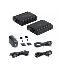 StarTech.com 4K HDMI KVM Extender over Fiber, HDMI Video & USB over Fiber, up to 984ft/300m (MultiMode), 10G MMF SFP+ modules, Remote KVM Switch/Console Extender, KVM Extension Kit (TX/RX) - Transmitter & Receiver - Rozširovací zarízení KVM / audio - 10GbE - pres vláknová optika - USB - 10GBase-SR - až 300 m - 850 nm