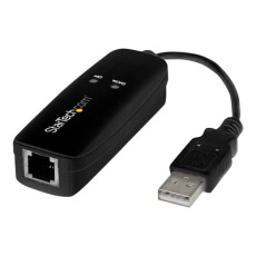 StarTech.com USB 2.0 Fax Modem, 56K External Hardware Dial Up V.92 Modem/Dongle/Adapter, Computer/Laptop Fax Modem, USB to Telephone Jack, USB Data Modem, Network Fax/CMR/POS - 56K V.92 Modem Dongle - Fax / modem - USB - 56 Kbps - K56Flex, V.90, V.92 StarTech.com USB 2.0 Fax Modem, 56K External Hardware Dial Up V.92 Modem/Dongle/Adapter, Computer/Laptop Fax Modem, USB to Telephone Jack, USB Data Modem, Network Fax/CMR/POS - 56K V.92 Modem Dongle - Fax / modem - USB - 56 Kbps - K56Flex, V.90, V.92