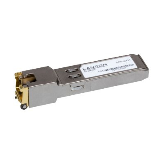 LANCOM SFP-CO1 - Transceiver modul SFP (mini-GBIC) - 1GbE - 1000Base-T - RJ-45 (balení 10)