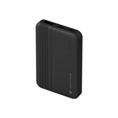 dbramante1928 re-charge - Power banka - 5000 mAh - 20 Watt - Apple 2.4A, BC 1.2, PD 2.0, PD 3.0, QC 2.0, QC 3.0 - 2 výstupní konektory (24 pin USB-C, USB typ A) - na kabelu: USB-C - cerná