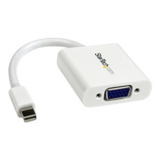 StarTech.com Mini DisplayPort to VGA Adapter - White - 1080p - Thunderbolt to VGA Monitor Adapter - Mini DP to VGA Converter (MDP2VGAW) - Nástroj pro prevod videa - VGA - DisplayPort - bílá StarTech.com Mini DisplayPort to VGA Adapter - White - 1080p - Thunderbolt to VGA Monitor Adapter - Mini DP to VGA Converter (MDP2VGAW) - Nástroj pro prevod videa - VGA - DisplayPort - bílá