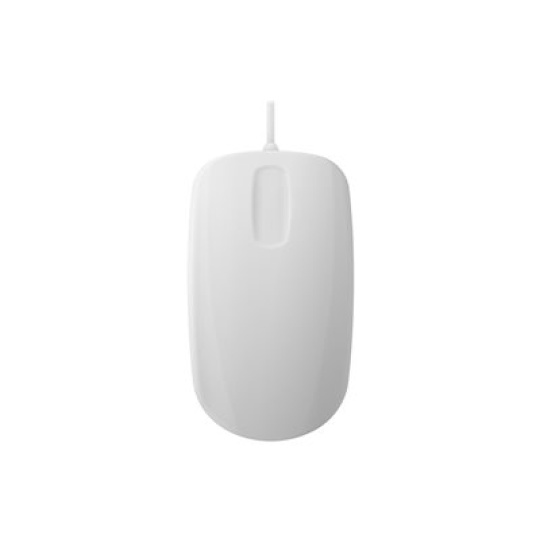 Active Key Medical AK-PMH3 - Myš - ergonomický - scroll sensor - pravák a levák - optický - 3 tlačítka - kabelové - USB - bílá