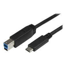StarTech.com USB C to USB B Printer Cable - 6 ft / 2m - USB C Printer Cable - USB C to USB B Cable - USB Type C to Type B (USB315CB2M) - Kabel USB - 24 pin USB-C (M) do USB Type B (M) - USB 3.1 Gen1 - 2 m - pro P/N: HB30C5A2CSC, HBS304A24A, SV231DHU34K6, SV231HU34K6, SV231QDPU34K, SV431HU34K6