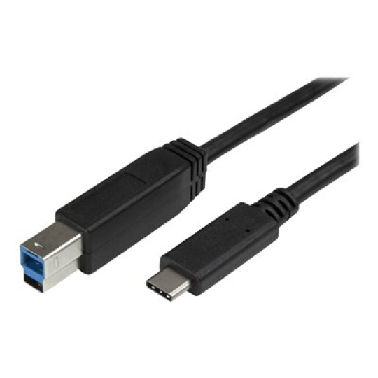 StarTech.com USB C to USB B Printer Cable - 6 ft / 2m - USB C Printer Cable - USB C to USB B Cable - USB Type C to Type B (USB315CB2M) - Kabel USB - 24 pin USB-C (M) do USB Type B (M) - USB 3.1 Gen1 - 2 m - pro P/N: HB30C5A2CSC, HBS304A24A, SV231DHU34K6, SV231HU34K6, SV231QDPU34K, SV431HU34K6