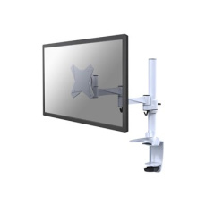 Neomounts FPMA-D1330 - Montážní sada - plný pohyb - pro Displej LCD - bílá - velikost obrazovky: 10"-30" - upevnění svorkou, průchodka, upevnitelné na stůl