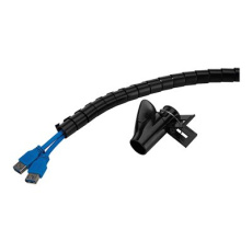 Neomounts - Objímka pro správu kabelu - for 1-4 cables, universal - cerná - 2 m Neomounts - Objímka pro správu kabelu - for 1-4 cables, universal - cerná - 2 m