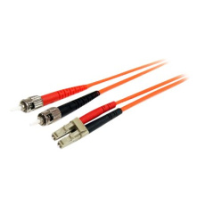 StarTech.com 2m Fiber Optic Cable - Multimode Duplex 62.5/125 - LSZH - LC/ST - OM1 - LC to ST Fiber Patch Cable (FIBLCST2) - Sítový kabel - multirežim LC (M) do ST nekolik režimu (M) - 2 m - 2 m - optické vlákno - duplex - 62,5 / 125 mikron