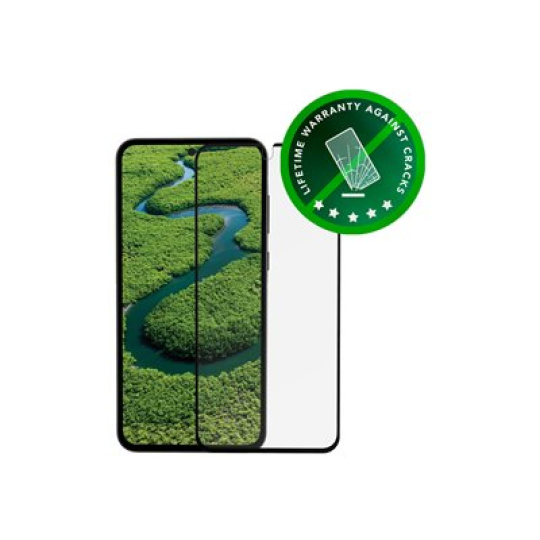 dbramante1928 Eco-shield - Ochrana obrazovky pro mobilní telefon - barva rámu černá - pro Samsung Galaxy A55