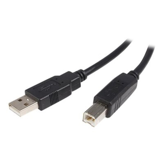StarTech.com 1m USB 2.0 A to B Cable M/M - Kabel USB - USB (M) do USB typ B (M) - USB 2.0 - 1 m - cerná