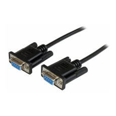 StarTech.com 1m Black DB9 RS232 Serial Null Modem Cable F/F - DB9 Female to Female - 9 pin RS232 Null Modem Cable - 1 meter, Black - Null modem kabel - DB-9 (F) do DB-9 (F) - 1 m - lisovaný, krídlové šrouby - cerná - pro P/N: PCI2S5502, PEX4S953, PEX4S953LP StarTech.com 1m Black DB9 RS232 Serial Null Modem Cable F/F - DB9 Female to Female - 9 pin RS232 Null Modem Cable - 1 meter, Black - Null modem kabel - DB-9 (F) do DB-9 (F) - 1 m - lisovaný, krídlové šrouby - cerná - pro P/N: PCI2S5502, PEX4S953, PEX4S953LP
