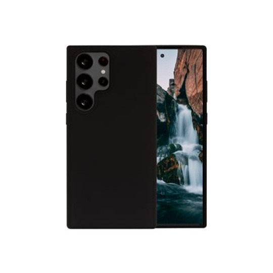 dbramante1928 Costa Rica - Zadní kryt pro mobilní telefon - silikon, 100% recyklovaný plast - nocní cern - pro Samsung Galaxy S23 Ultra