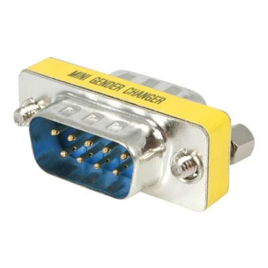 StarTech.com Slimline Serial DB9 Gender Changer - M/M - Serial gender changer - DB-9 (M) to DB-9 (M) - GC9SM - Sériová redukce (samcí-samicí) - DB-9 (M) do DB-9 (M) - pro P/N: IC232TTL