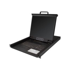 StarTech.com 8 Port Rackmount KVM Console with 6ft Cables, Integrated KVM Switch with 19" LCD Monitor, Fully Featured 1U LCD KVM Drawer- OSD KVM, Durable 50,000 MTBF, USB + VGA Support - 19in. LCD KVM Console (RKCONS1908K) - KVM konzole s prepínac KVM - 8 porty - PS/2, USB - Anglictina americká (QWERTY) - 19" - pripevnitelný na regál - 1280 x 1024 - 250 cd/m? - 1000:1 - VGA - cerná - 1U StarTech.com 8 Port Rackmount KVM Console with 6ft Cables, Integrated KVM Switch with 19" LCD Monitor, Fully Featured 1U LCD KVM Drawer- OSD KVM, Durable 50,000 MTBF, USB + VGA Support - 19in. LCD KVM Console (RKCONS1908K) - KVM konzole s prepínac KVM - 8 porty - PS/2, USB - Anglictina americká (QWERTY) - 19" - pripevnitelný na regál - 1280 x 1024 - 250 cd/m? - 1000:1 - VGA - cerná - 1U