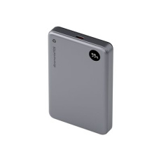 dbramante1928 re-charge - Power banka - 10000 mAh - 38.5 Wh - 20 Watt - 3 A - 2 výstupní konektory (magnetický, 24 pin USB-C) - šedá