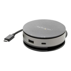 StarTech.com USB C Multiport Adapter, USB 3.1 Gen 2 10Gbps Type-C Mini Dock with 4K 60Hz HDMI/DisplayPort or 1080p VGA, 75W PD Passthrough, 3-Port USB Hub, GbE, Mobile Docking Station - 75W Power Delivery - Dokovací stanice - USB-C 3.1 Gen 2 - HDMI, VGA, DP - 1GbE StarTech.com USB C Multiport Adapter, USB 3.1 Gen 2 10Gbps Type-C Mini Dock with 4K 60Hz HDMI/DisplayPort or 1080p VGA, 75W PD Passthrough, 3-Port USB Hub, GbE, Mobile Docking Station - 75W Power Delivery - Dokovací stanice - USB-C 3.1 Gen 2 - HDMI, VGA, DP - 1GbE