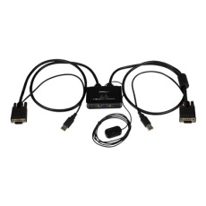 StarTech.com 2 Port USB VGA Cable KVM Switch - USB Powered with Remote Switch - KVM with VGA - Dual Port VGA KVM Switch (SV211USB) - Přepínač KVM - 2 x KVM port(s) - 1 místní uživatel - desktop StarTech.com 2 Port USB VGA Cable KVM Switch - USB Powered with Remote Switch - KVM with VGA - Dual Port VGA KVM Switch (SV211USB) - Přepínač KVM - 2 x KVM port(s) - 1 místní uživatel - desktop