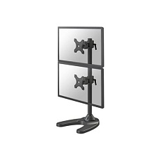 Neomounts FPMA-D700DDV - Stojan - plný pohyb - pro 2 LCD displeje - černá - velikost obrazovky: 10"-27" - stolní stojan, průchodka, upevnitelné na stůl