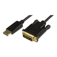 StarTech.com DisplayPort to DVI Converter Cable - DP to DVI Adapter - 3ft - 1920x1200 (DP2DVI2MM3) - Kabel obrazovky - DisplayPort (M) do DVI-D (M) - 91.4 cm - černá - pro P/N: DK30CH2DEP, DK30CH2DEPUE