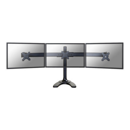 Neomounts by Newstar FPMA-D700DD3 - Stojan - pro 3 LCD displeje - černá - velikost obrazovky: 10"-27" - stolní stojan, průchodka, upevnitelné na stůl