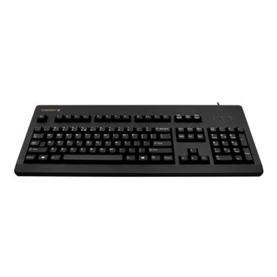 CHERRY G80-3000 - Klávesnice - PS/2, USB - americká - černá
