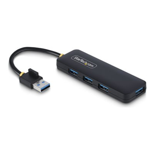 StarTech.com 4-Port USB-A Hub, 5Gbps, Bus Powered, Small Travel Mini Hub - Rozbocovac - 4 x USB 3.2 Gen 1 - desktop