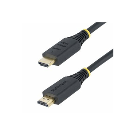 StarTech.com - Vysoká rychlost - kabel HDMI s ethernetem - HDMI s piny (male) do HDMI s piny (male) - odstínený - cerná - pasivní, podpora 4K60Hz, podpora HDR10