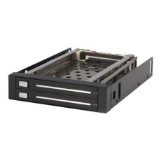 StarTech.com 2 Drive 2.5in Trayless Hot Swap SATA Mobile Rack Backplane - Dual Drive SATA Mobile Rack Enclosure for 3.5 HDD (HSB220SAT25B) - Bay adaptér pro datový sklad - černá StarTech.com 2 Drive 2.5in Trayless Hot Swap SATA Mobile Rack Backplane - Dual Drive SATA Mobile Rack Enclosure for 3.5 HDD (HSB220SAT25B) - Bay adaptér pro datový sklad - černá