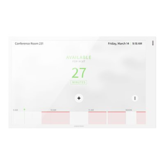 Crestron TSW-1070-GV-W-S - Ovládací panel s dotykovou obrazovkou - 10,1 palce, montáž na stěnu - kabelové - 10/100 Ethernet - smooth white - vláda - kompatibilní s TAA