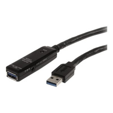 StarTech.com 16.4ft Active USB 3.0 Extension Cable with AC Power Adapter - Shielded - Male to Female USB USB 3.1 Gen 1 Type A (5Gbps) Extender (USB3AAEXT5M) - Prodlužovací šnura USB - USB typ A (M) do USB typ A (F) - USB 3.0 - 5 m - aktivní - cerná - pro P/N: PEXUSB3S2EI, PEXUSB3S42, PEXUSB3S7, ST7300U3M, ST7300USB3B, SVA5H2NEUA, USB3SAA3MBK StarTech.com 16.4ft Active USB 3.0 Extension Cable with AC Power Adapter - Shielded - Male to Female USB USB 3.1 Gen 1 Type A (5Gbps) Extender (USB3AAEXT5M) - Prodlužovací šnura USB - USB typ A (M) do USB typ A (F) - USB 3.0 - 5 m - aktivní - cerná - pro P/N: PEXUSB3S2EI, PEXUSB3S42, PEXUSB3S7, ST7300U3M, ST7300USB3B, SVA5H2NEUA, USB3SAA3MBK