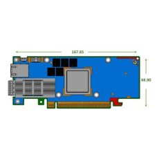 NVIDIA BlueField-3 E-Series B3140H - Síťový adaptér - PCIe 5.0 x16 - 400 Gigabit QSFP112 x 1