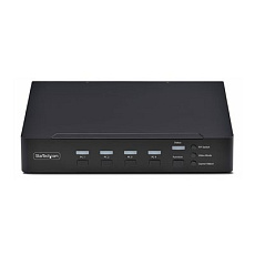 Startech - Prepínac KVM / audio / USB - 4 x KVM / zvuk / USB - 1 místní uživatel - desktop - kompatibilní s TAA