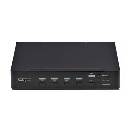 Startech - Prepínac KVM / audio / USB - 4 x KVM / zvuk / USB - 1 místní uživatel - desktop - kompatibilní s TAA