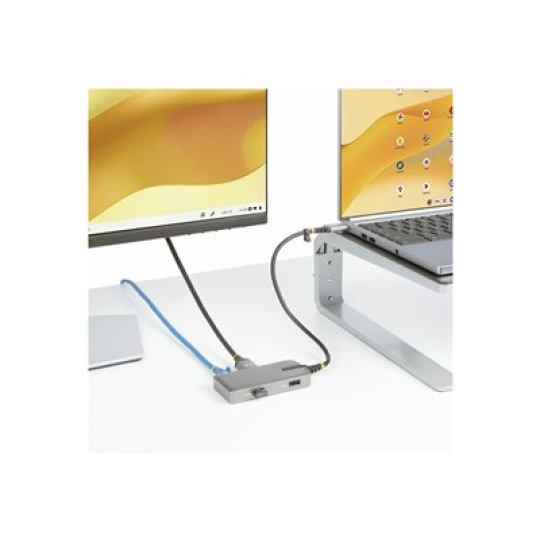 StarTech.com USB-C Multiport Adapter, 4K 60Hz HDMI w/HDR, 2-Port 5Gbps USB 3.0 Hub, 100W Power Delivery Pass-Through, GbE, USB Type C Mini Docking Station, Works with Chromebook certified - Windows, macOS (103B-USBC-MULTIPORT) - Dokovací stanice - USB-C / USB4 / Thunderbolt 3 / Thunderbolt 4 - HDMI - 1GbE