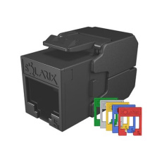 Solarix SXKJ-5E-UTP-RAL-SA - Modul - sebe-vrtací, moduly vhodné pro RAL, bezpečnostní víčko - montáž do racku - CAT 5e - UTP - RJ-45 - černá Solarix SXKJ-5E-UTP-RAL-SA - Modul - sebe-vrtací, moduly vhodné pro RAL, bezpečnostní víčko - montáž do racku - CAT 5e - UTP - RJ-45 - černá