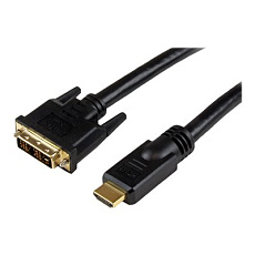 Startech 5m High Speed HDMI Cable to DVI Digital Video Monitor - Kabel adaptéru - HDMI s piny (male) do DVI-D s piny (male) - 5 m - odstínený - cerná Startech 5m High Speed HDMI Cable to DVI Digital Video Monitor - Kabel adaptéru - HDMI s piny (male) do DVI-D s piny (male) - 5 m - odstínený - cerná