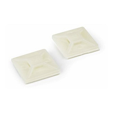 Startech 100 Pack Cable Tie Mounts with Adhesive Tape for 0.18 in. (4.6 mm) Wide Ties, Nylon/Plastic Zip Tie Mounts, Electrical/Network Cable Wrap Mounts / 94V-2 Fire & UL Rated TAA - Nylon 66 Zip Tie Mount (CBMCTM2) - Kabelová upevnovací svorka - bílá - kompatibilní s TAA (balení 100) - pro Startech 1U Startech 100 Pack Cable Tie Mounts with Adhesive Tape for 0.18 in. (4.6 mm) Wide Ties, Nylon/Plastic Zip Tie Mounts, Electrical/Network Cable Wrap Mounts / 94V-2 Fire & UL Rated TAA - Nylon 66 Zip Tie Mount (CBMCTM2) - Kabelová upevnovací svorka - bílá - kompatibilní s TAA (balení 100) - pro Startech 1U