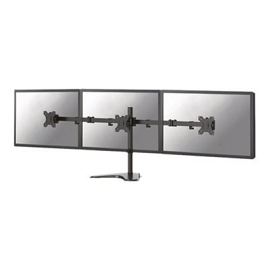 Neomounts FPMA-D550DD3 - Stojan - plný pohyb - pro 3 monitory - černá - velikost obrazovky: 13"-27" - na stůl