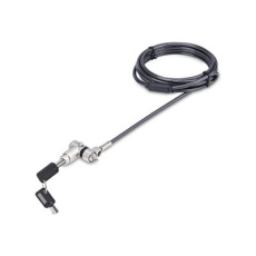 StarTech.com Universal Laptop Lock 6.6ft (2m), Security Cable For Notebook Compatible With Noble Wedge/Nano/K-Slot; Keyless Combination Locking Cable - Anti-Theft Cut-Resistant Steel Cable (UNIVC4D-LAPTOP-LOCK) - Bezpečnostní kabelový zámek - stříbrná, černá - 2 m